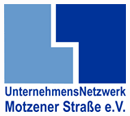 Wir sind Mitglied im UnternehmensNetzwerk Motzener Straße e. V.